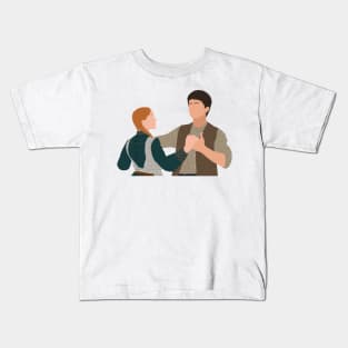 Anne and Gilbert Dance Fan Art Kids T-Shirt